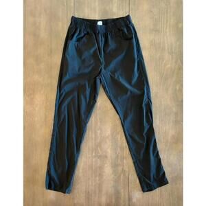 Men’s Black Elastic Waist Joggers Size Small Lightweight